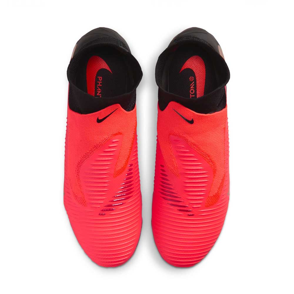 Phantom 6 High Pro FG Soccer Cleat - Bright Crimson/Black/Bright Crimson - Regular (D)
