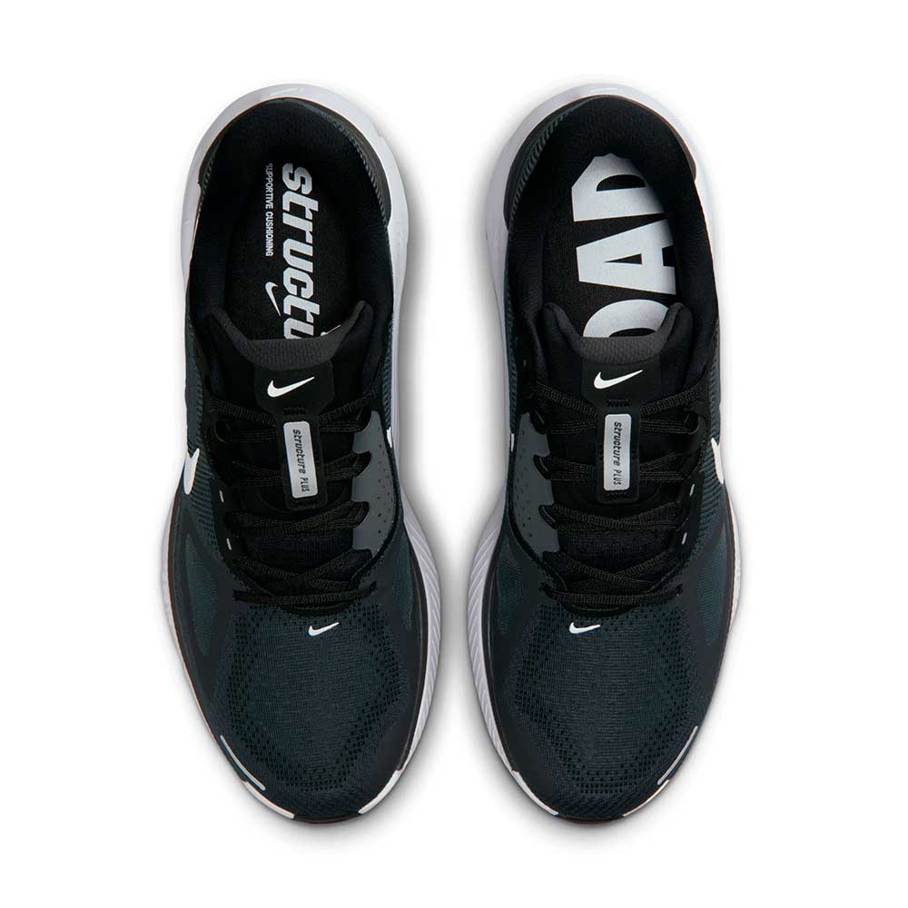 Men's Nike Structure Plus- Black/White/Anthracite - Regular (D)