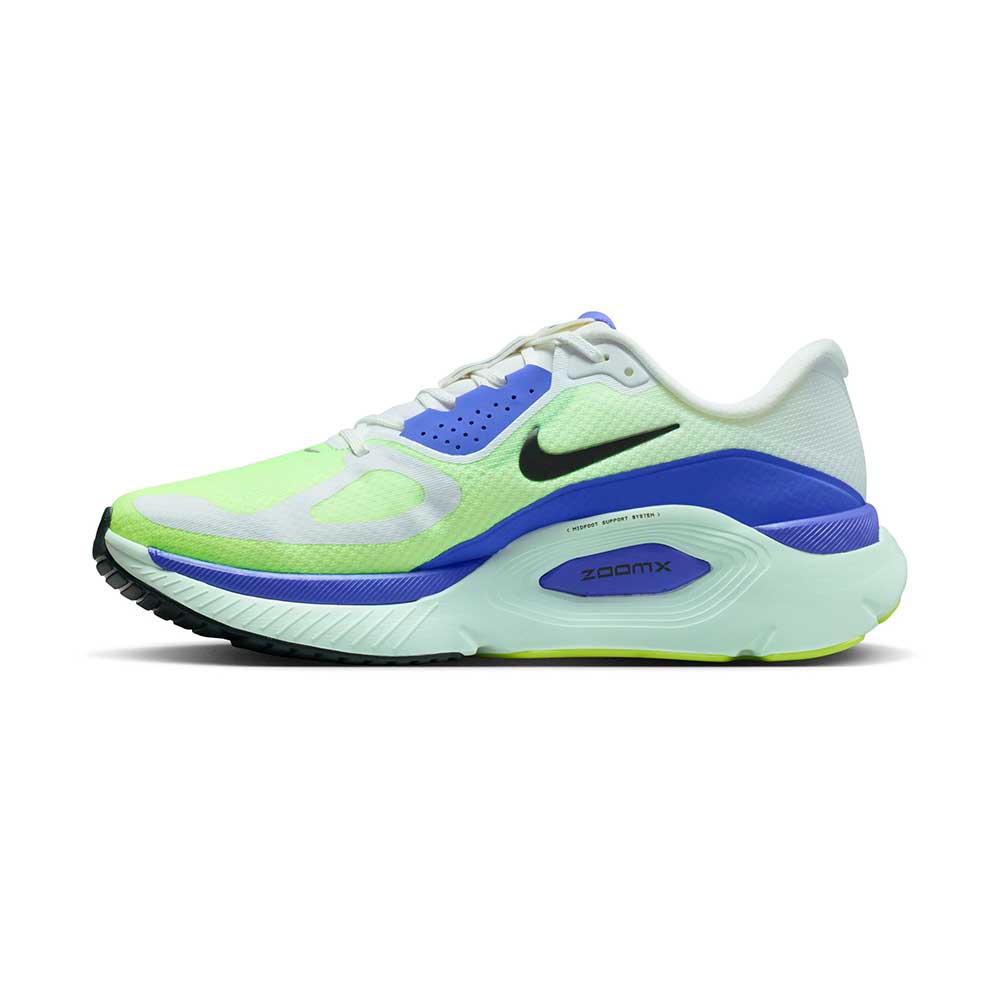 Men's Nike Structure Plus - White/Black Spruce/Volt Ice/Barely Green - Regular (D)