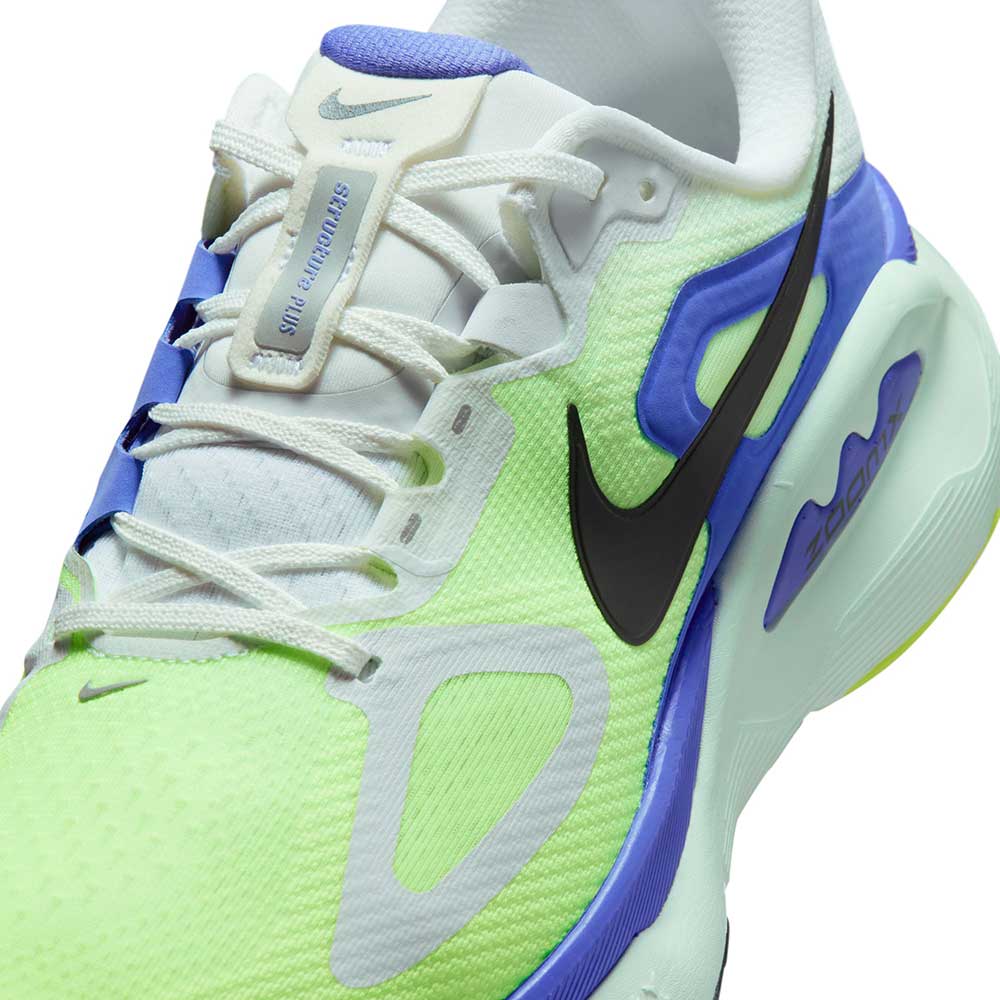 Men's Nike Structure Plus - White/Black Spruce/Volt Ice/Barely Green - Regular (D)
