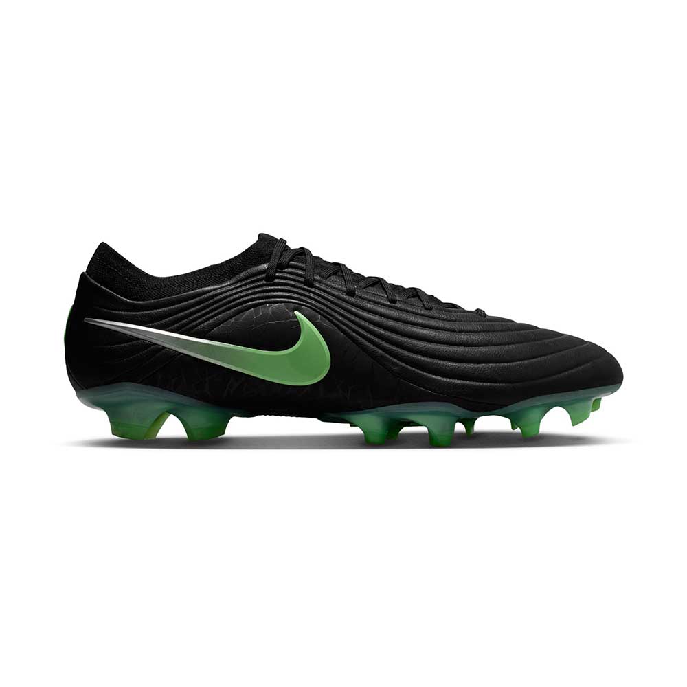 Tiempo Maestro Elite FG Soccer Cleat - Black/Black/Illusion Green - Regular (D)