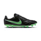 Tiempo Ligera Pro FG Soccer Cleat - Black/Black/Illusion Green - Regular (D)