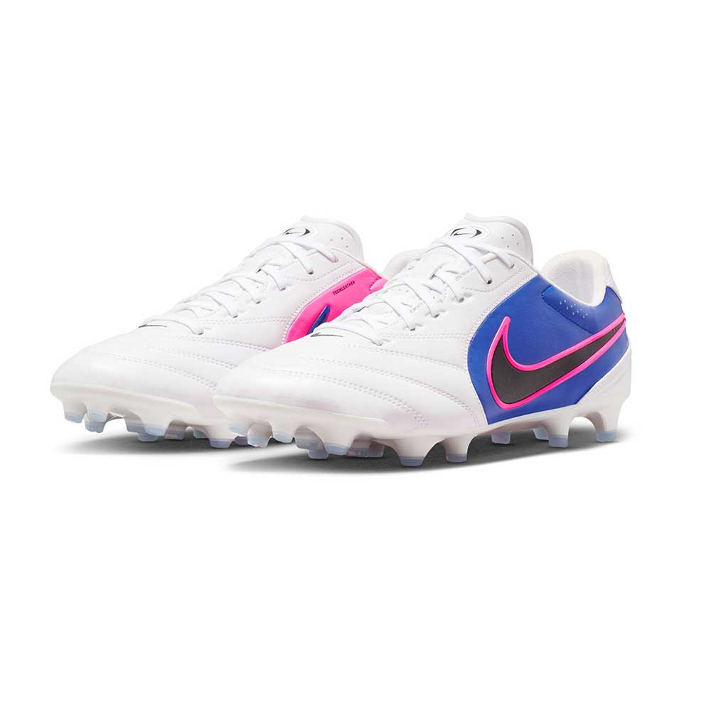 Tiempo Ligera FG - White/Black/Racer Blue - Regular (D)
