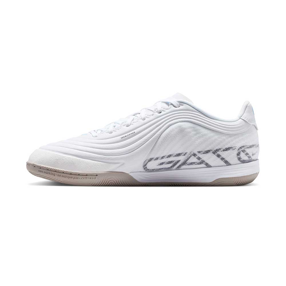 Nike Tiempo Reactgato Indoor Soccer Shoe - White/Shimmer - Regular (D)