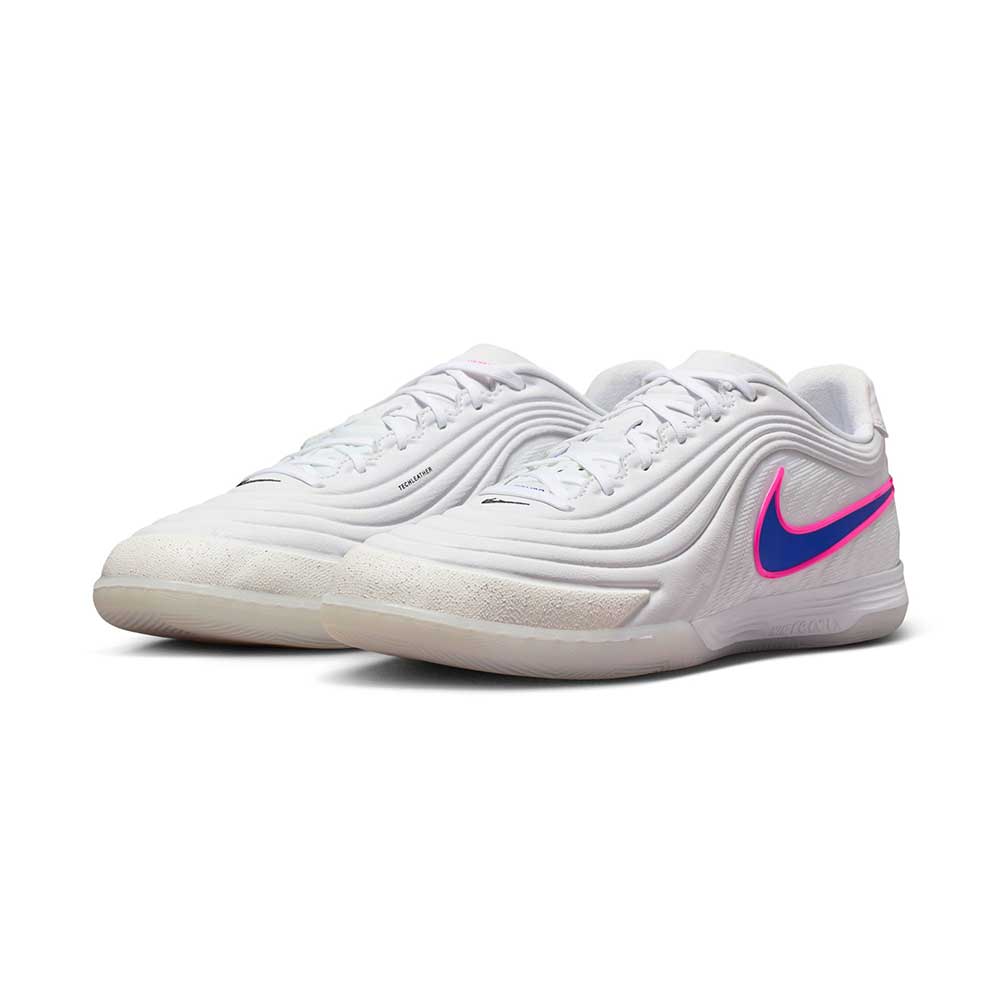 Tiempo React Gato IC Soccer Shoe - White/Racer Blue/Pink Blast - Regular (D)