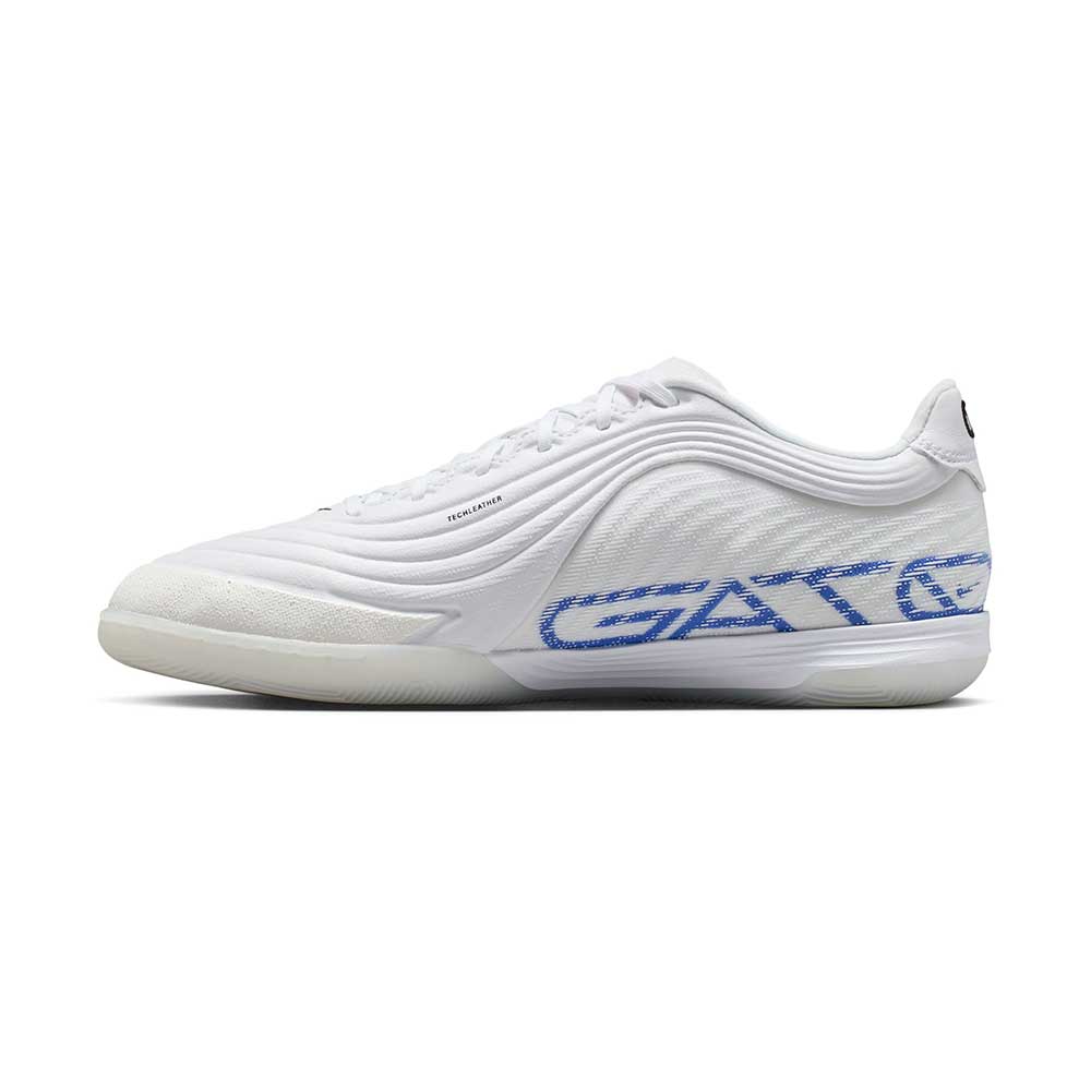 Tiempo React Gato IC Soccer Shoe - White/Racer Blue/Pink Blast - Regular (D)