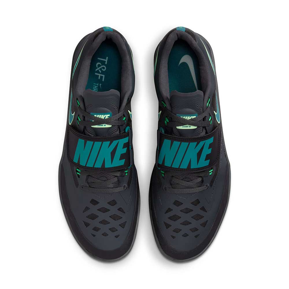 Nike Zoom SD 4 Track & Field Throwing Shoes - Black/Bright Spruce/Vapor Green - Regular (D)