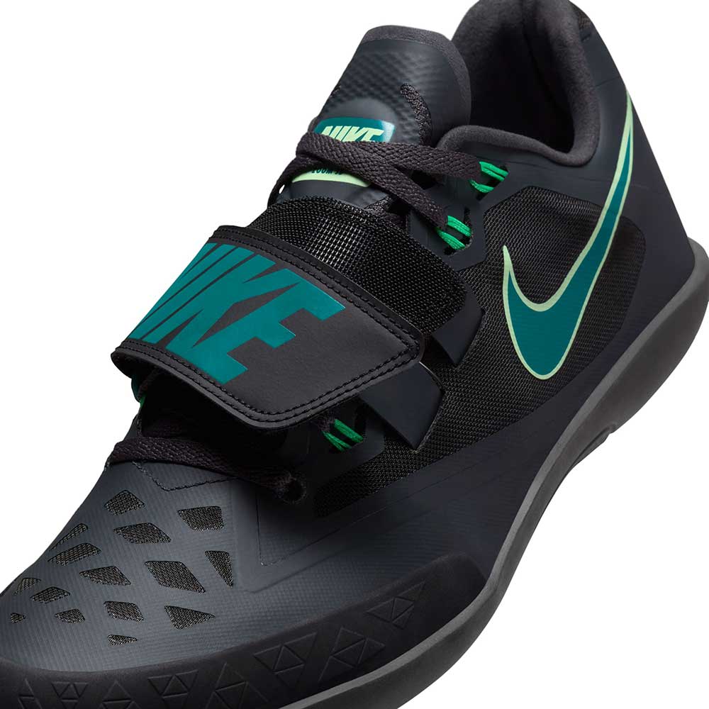 Nike Zoom SD 4 Track & Field Throwing Shoes - Black/Bright Spruce/Vapor Green - Regular (D)