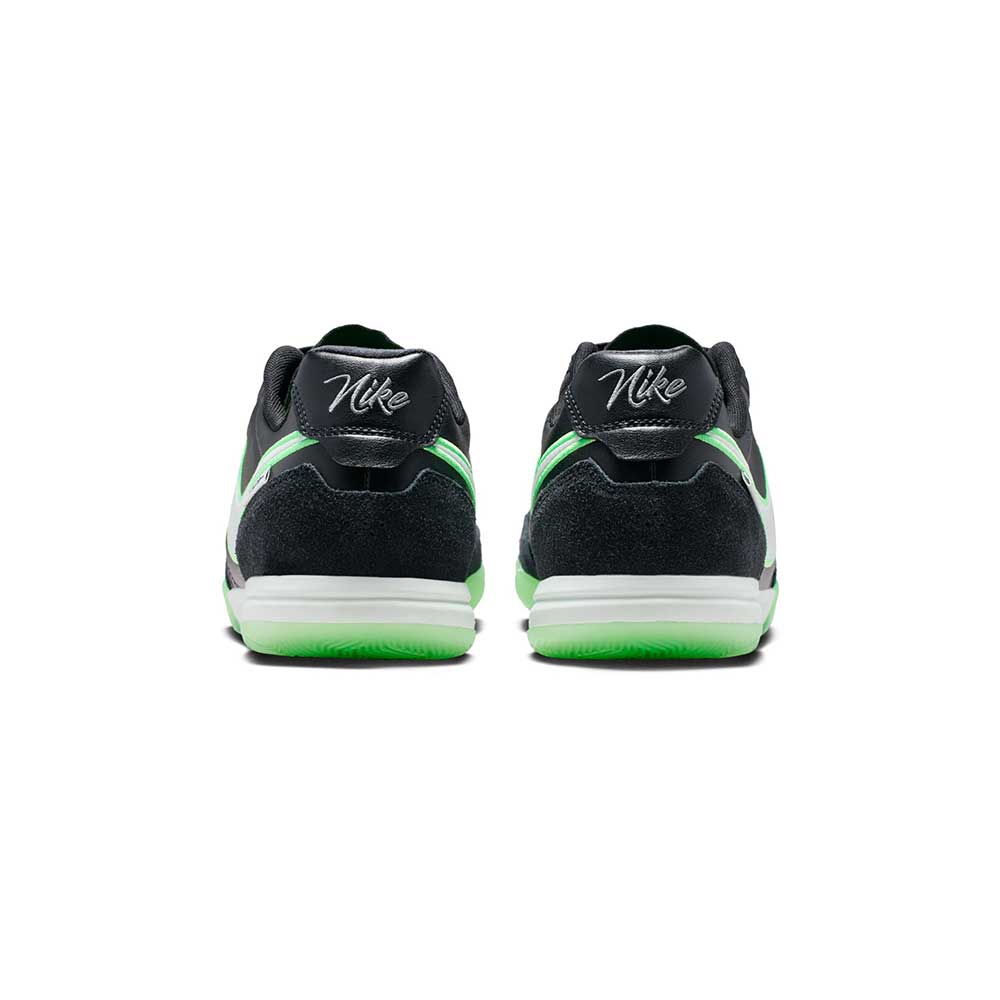 Tiempo Street Gato Indoor Soccer Shoe - Black/Illusion Green/Black - Regular (D)