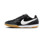 Men's Tiempo Street Gato Indoor Soccer Shoe - Black/White - Regular (D)