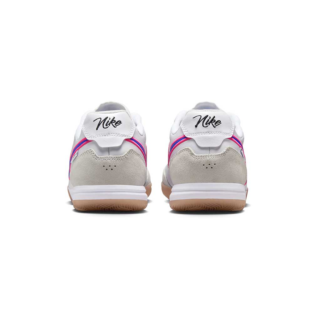 Men's Tiempo Street Gato Indoor Soccer Shoe - White/Racer Blue/Pink Blast - Regular (D)