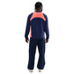 FCB T90 Crew Top - Midnight Navy/Bright Mango