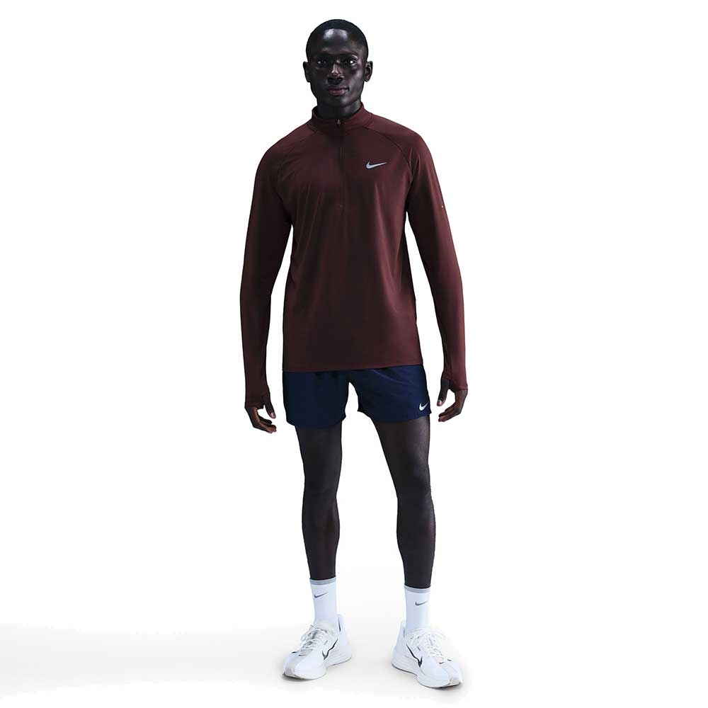 Men's Nike Dri-FIT Stride 1/2 Zip Midlayer - Burgundy Crush