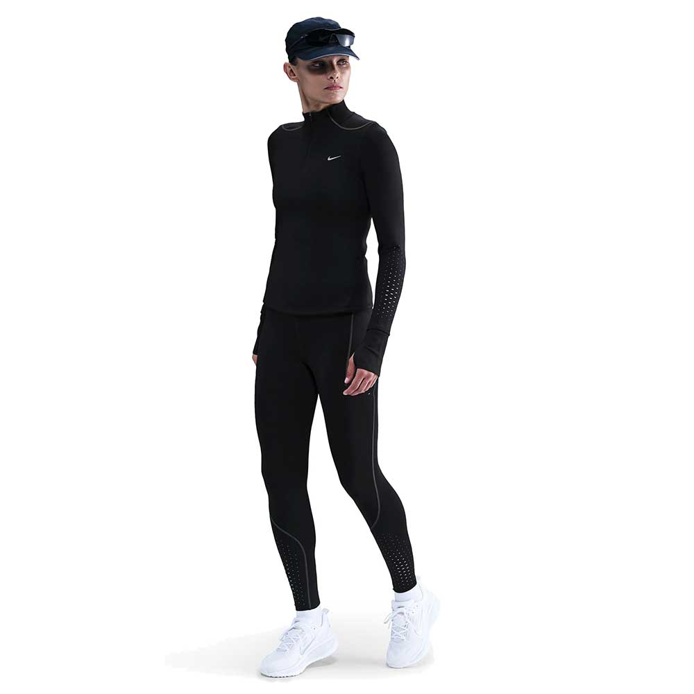 Women's Nike Swift Therma-FIT Reflective 1/2 Zip - Black