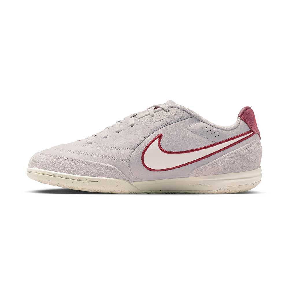 Men's Tiempo Street Gate PRM Soccer Shoe - Moon Particle/Chalk/Team Red - Regular (D)