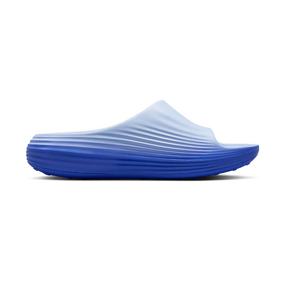 Men's Nike ReactX Rejuven8 Slides - Hydrogen Blue/Total Orange/Blue Crystal - Regular (D)