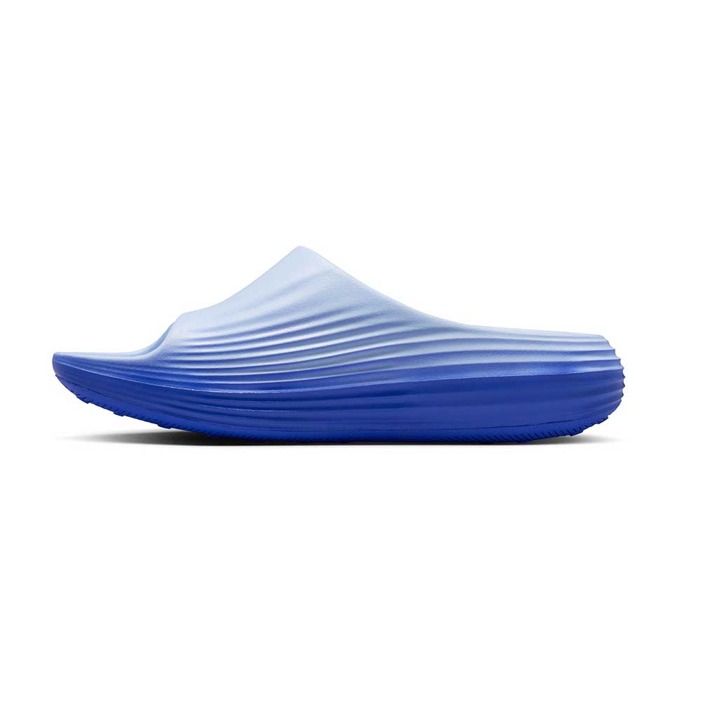 Men's Nike ReactX Rejuven8 Slides - Hydrogen Blue/Total Orange/Blue Crystal - Regular (D)