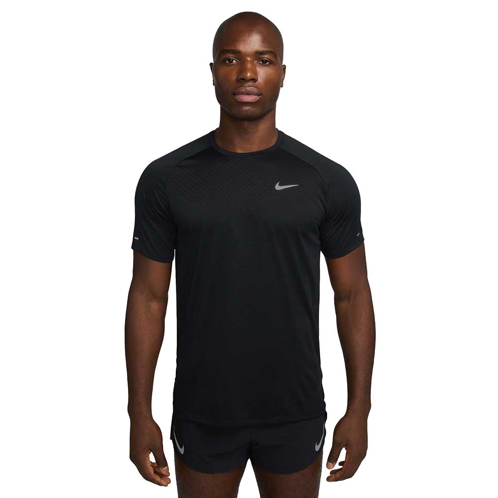 Men's Nike Dri-FIT Stride Short Sleeve Black – Gazelle Sports