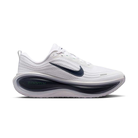 Men's Nike Vomero Plus Running Shoe - White/Midnight Navy/Green Spark Regular (D)