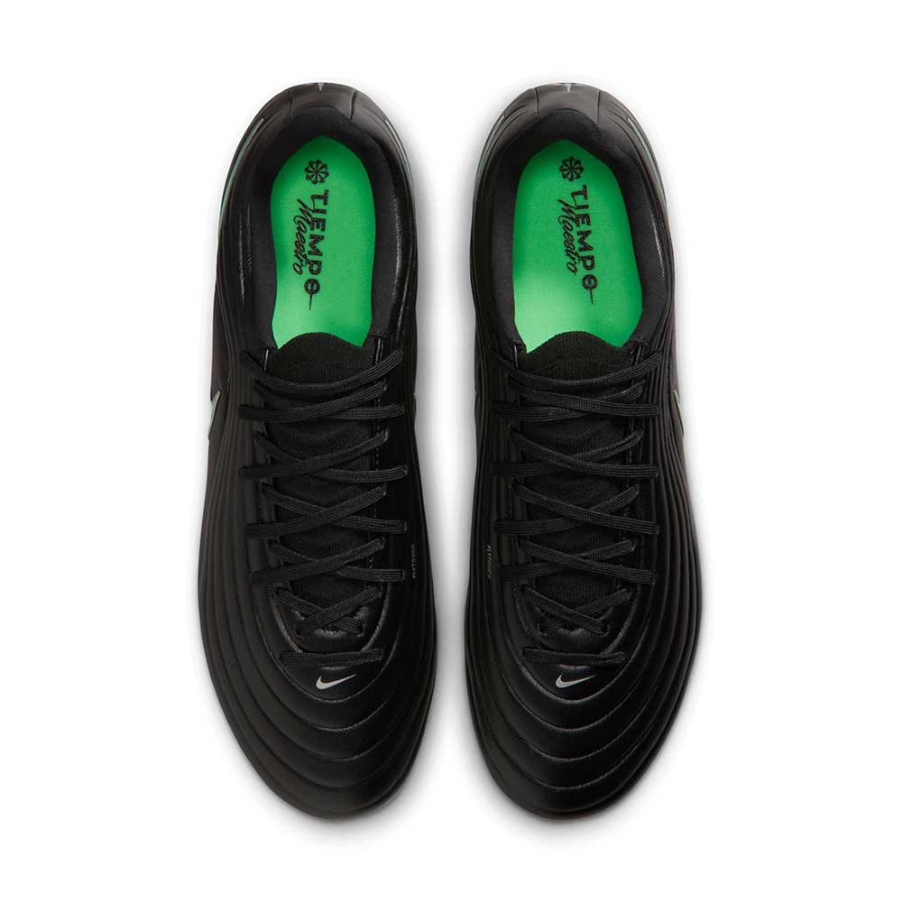 Tiempo Maestro Academy FG/MG Soccer Cleat - Black/Illusion Green/Black - Regular (D)