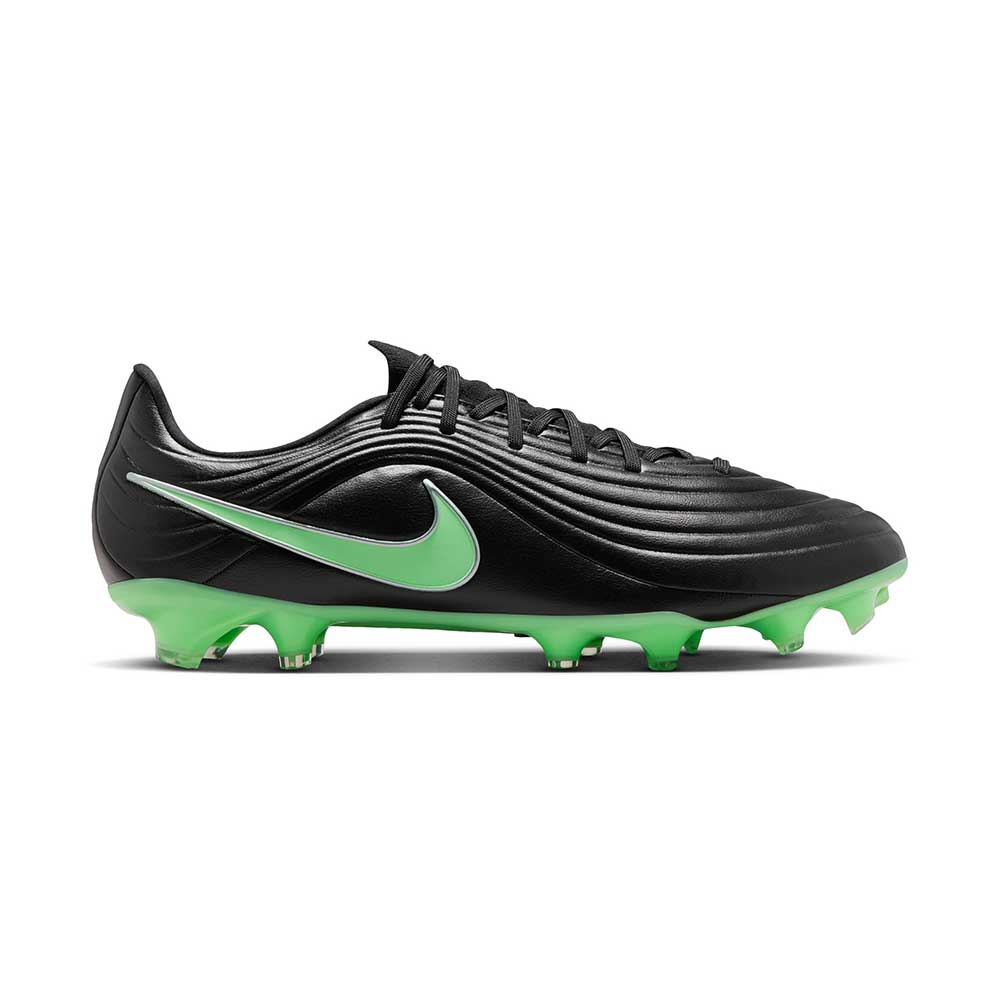 Tiempo Maestro Academy FG/MG Soccer Cleat - Black/Illusion Green/Black - Regular (D)