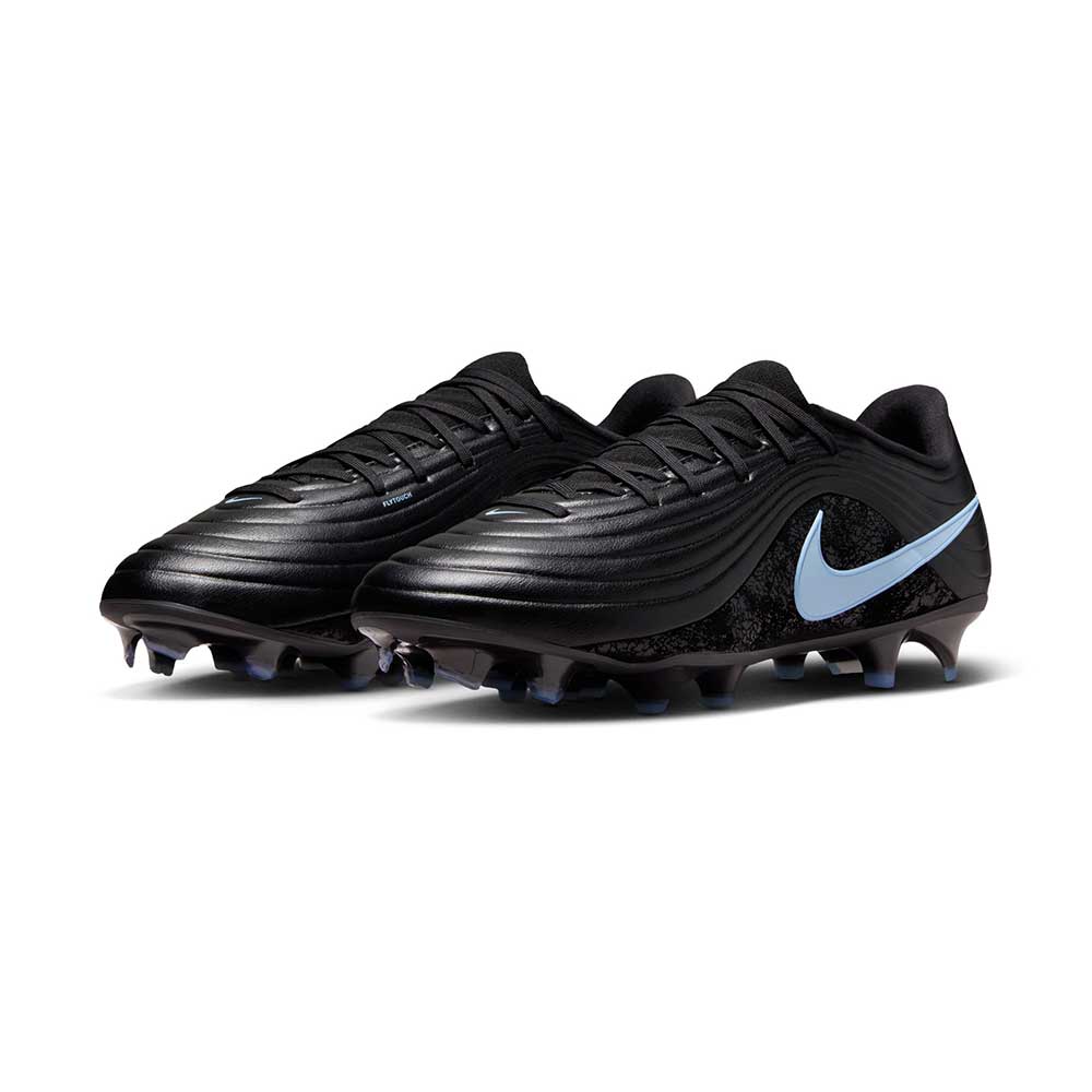 Men's Tiempo Maestro Academy FG/MG Soccer Cleat - Black/Ice Blue - Regular (D)