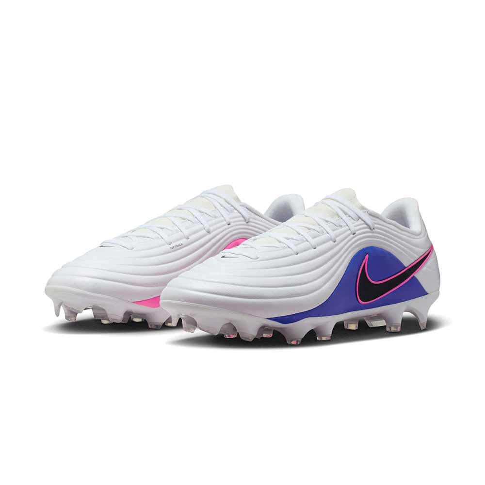 Men's Tiempo Maestro Academy FG/MG Soccer Cleat - White/Black/Racer Blue - Regular (D)