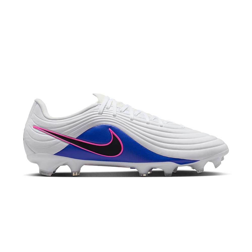 Men's Tiempo Maestro Academy FG/MG Soccer Cleat - White/Black/Racer Blue - Regular (D)