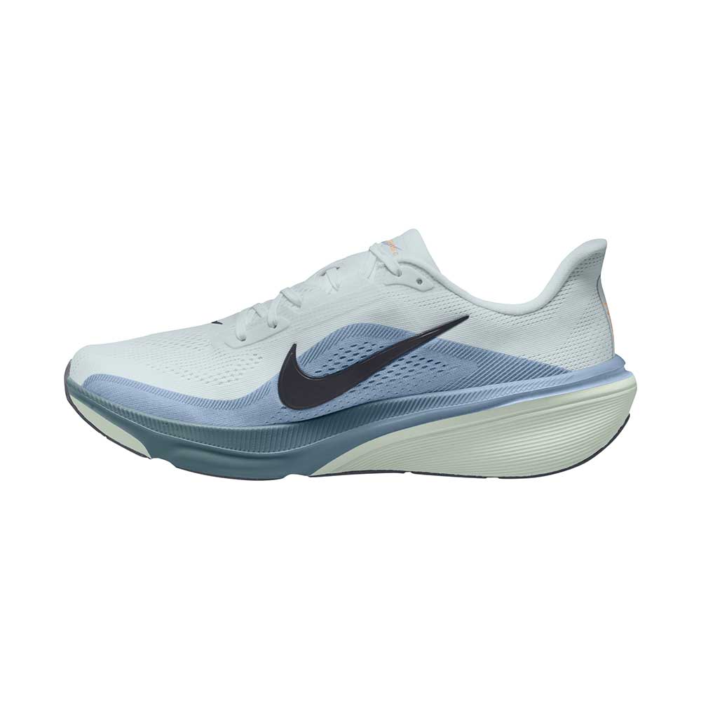 Men's Pegasus 42 Running Shoe - Pure Platinum/Dark Obsidian/Work Blue - Regular (D)