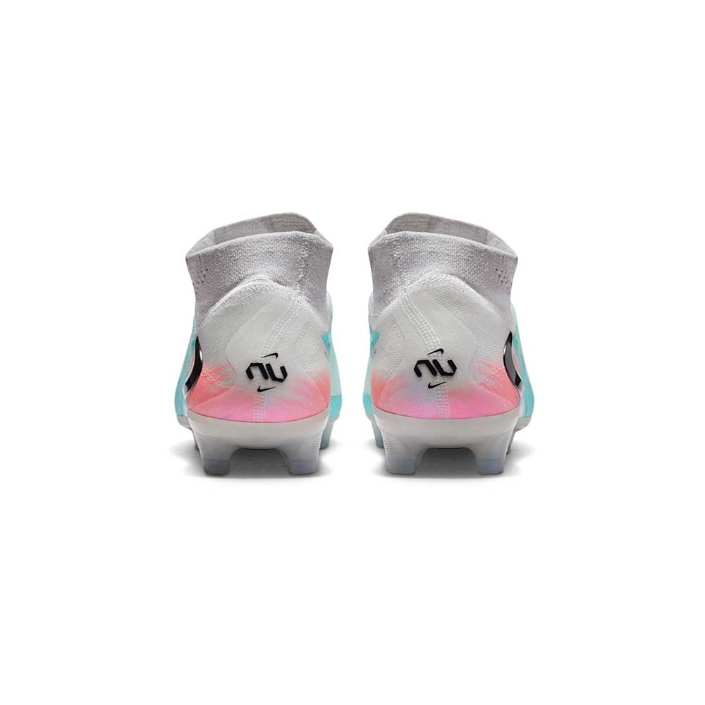 Phantom 6 High Elite FG NU2 Soccer Cleat - Pistachio Frost/Hyper Orange - Regular (D)