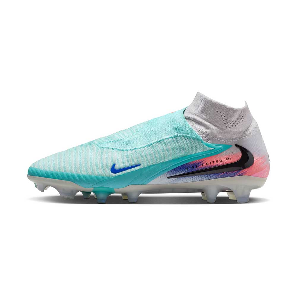 Phantom 6 High Elite FG NU2 Soccer Cleat - Pistachio Frost/Hyper Orange - Regular (D)