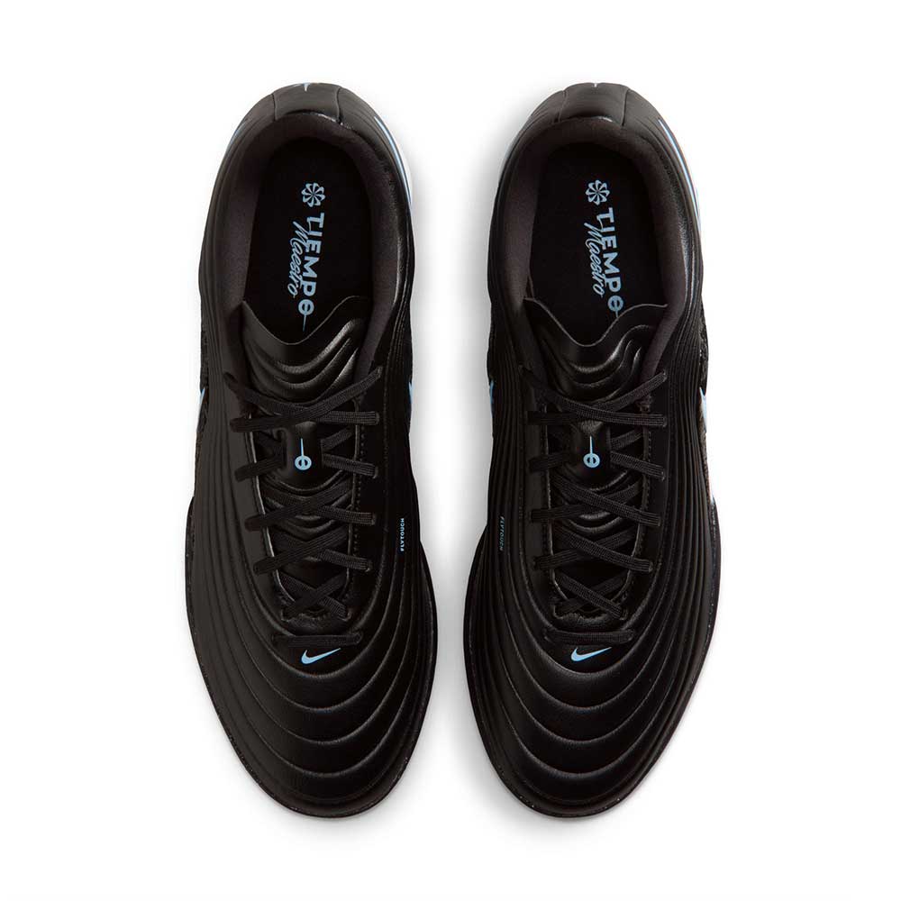 Men's Tiempo Maestro Academy TF Soccer Shoe - Black/Ice Blue - Regular (D)