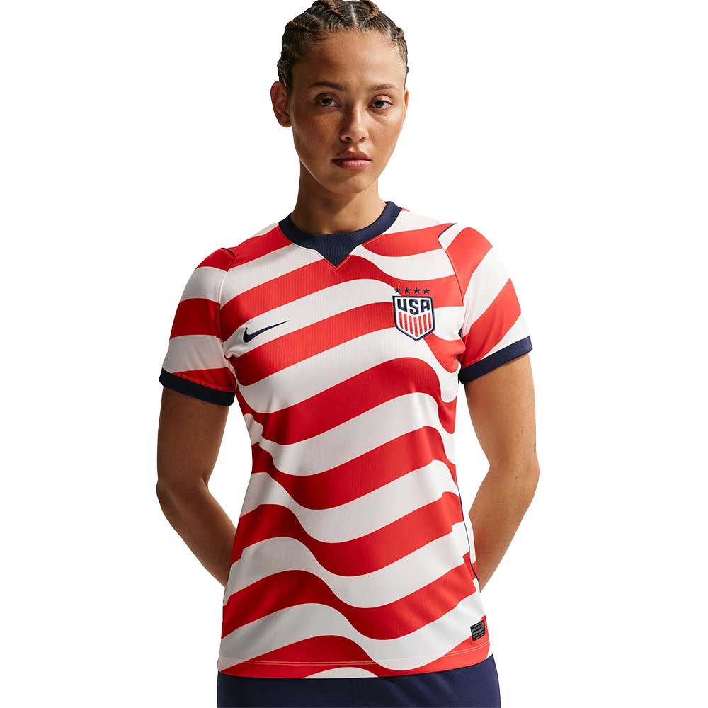 Women's USWNT 2026 DF Stadium Home Jersey - Sail/Midnight Navy