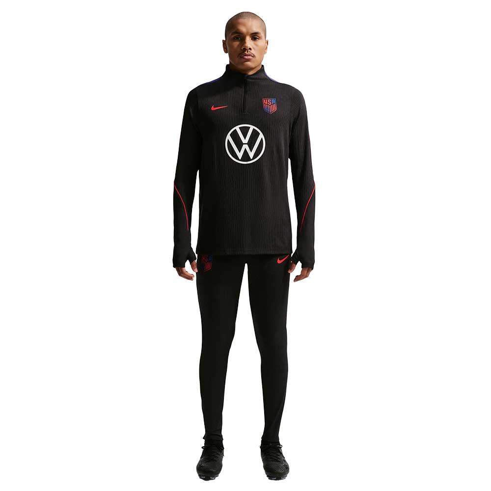 USMNT 2026 DF Strike Drill Top - Black/Deep Royal/Challenge Red