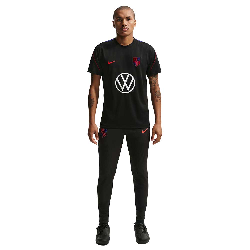 USMNT 2026 DF Strike SS Top - Black/Deep Royal Blue/Challenge Red