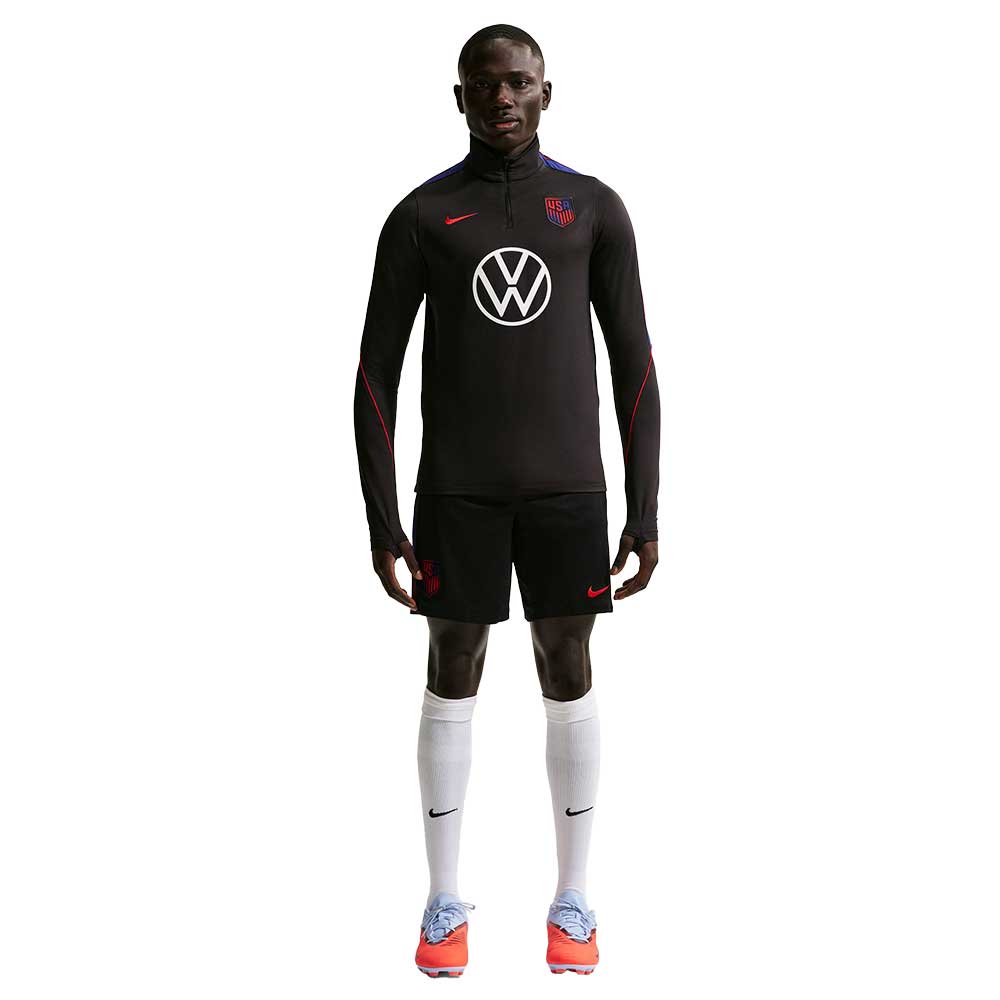 Men's USMNT 2026 DF Strike Drill Top - Black/Black/Challenge Red