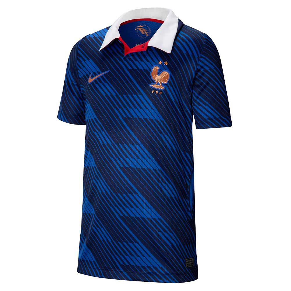 Youth France DF Home Stadium Jersey - Game Royal/Blackened Blue/White