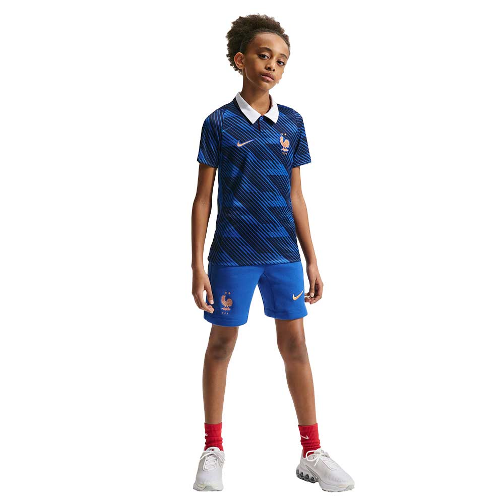 Youth France DF Home Stadium Jersey - Game Royal/Blackened Blue/White