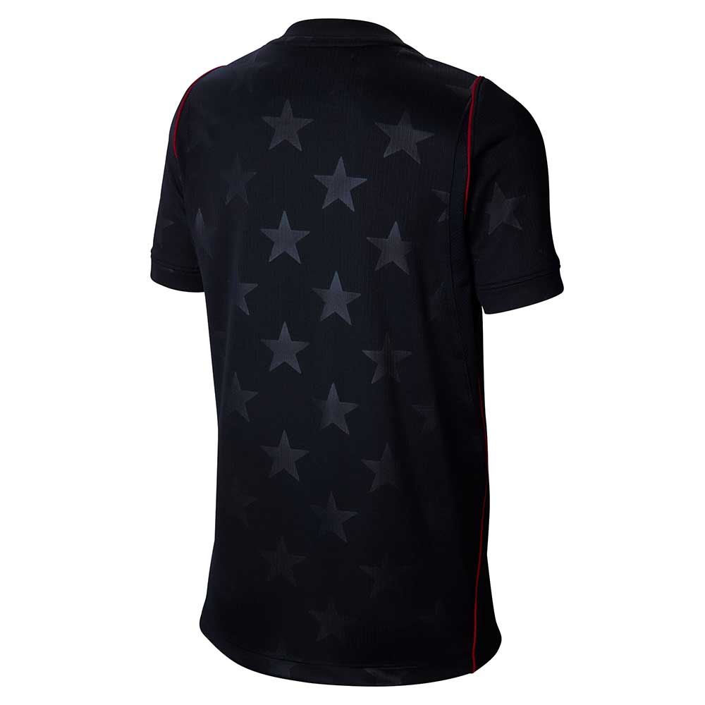 Youth USMNT 2026 DF SS Away Stadium Jersey - Dark Obsidian/Pure Platinum