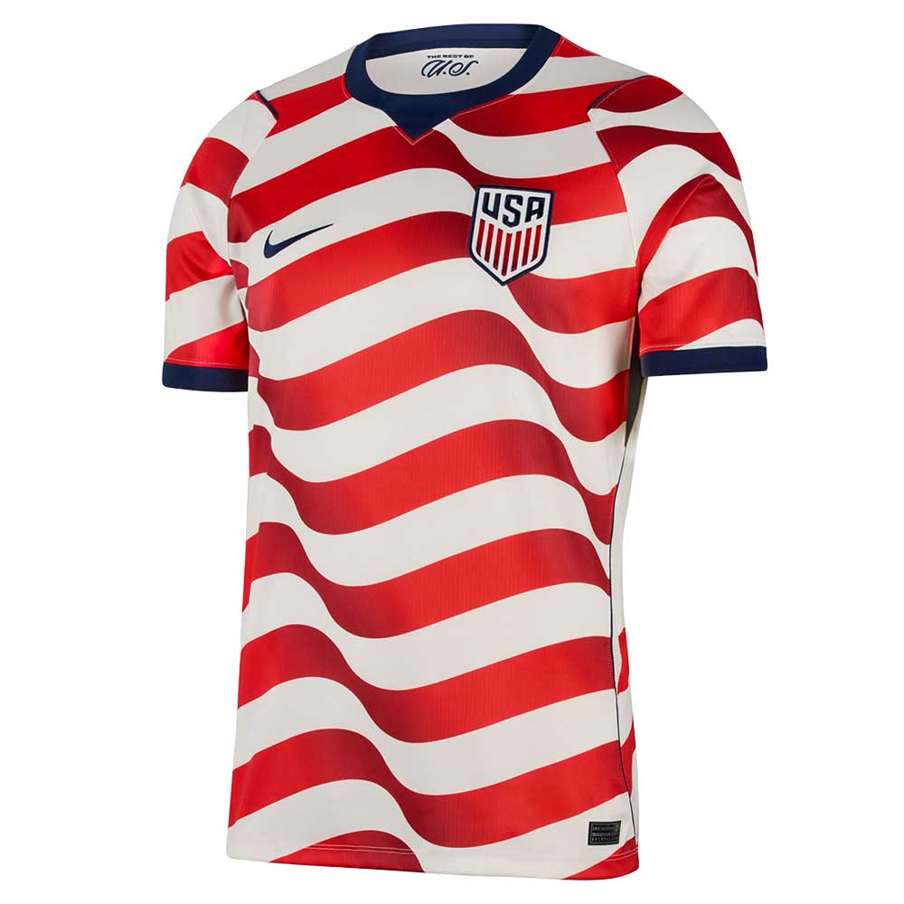 Men's USMNT 2026 DF SS Home Stadium Jersey - Sail/Midnight Navy/Midnight Navy