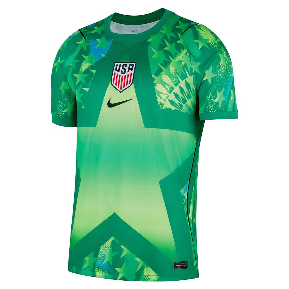 USMNT 2026 DF SS Stadium GK Jersey - Stadium Green/Black