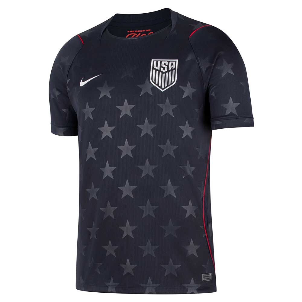 Men's USMNT 2026 DF SS Away Stadium Jersey - Dark Obsidian/Pure Platinum