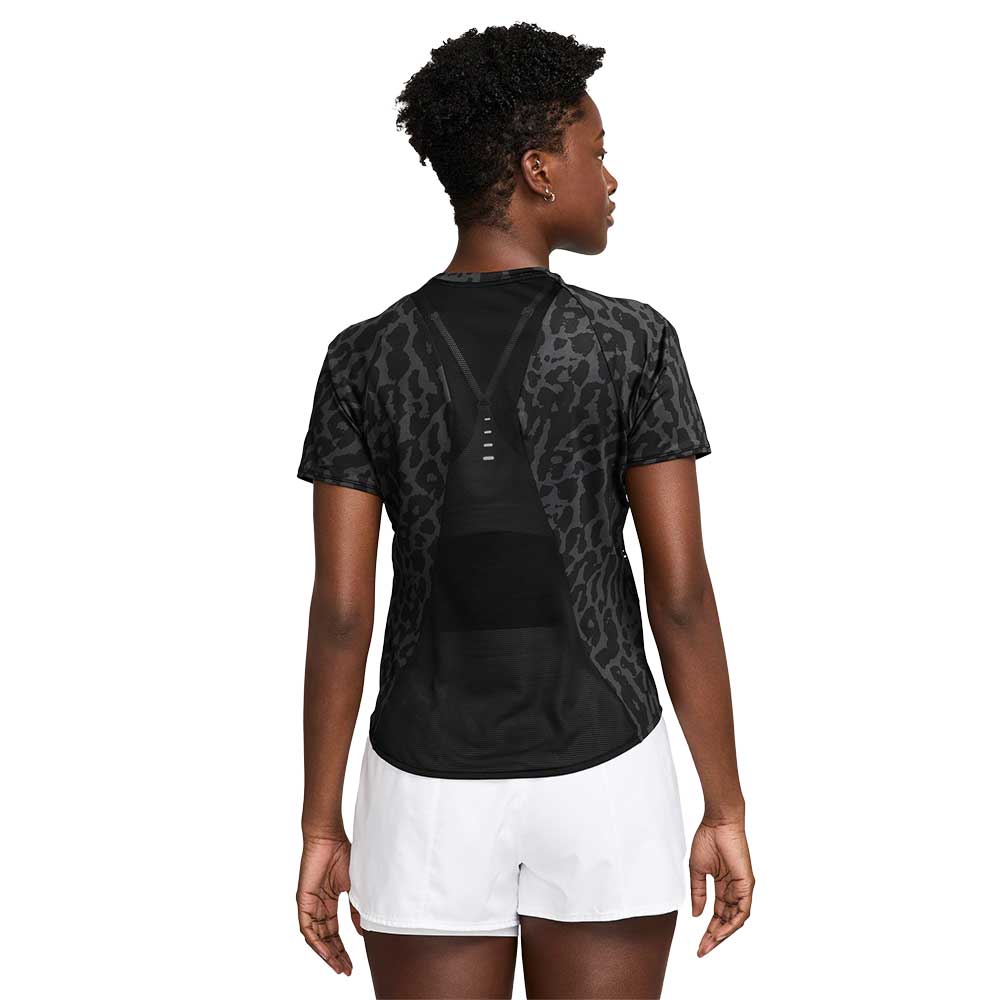 Women's Nike Swift Novelty Dri-FIT Short Sleeve Top - Black