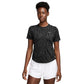 Women's Nike Swift Novelty Dri-FIT Short Sleeve Top - Black
