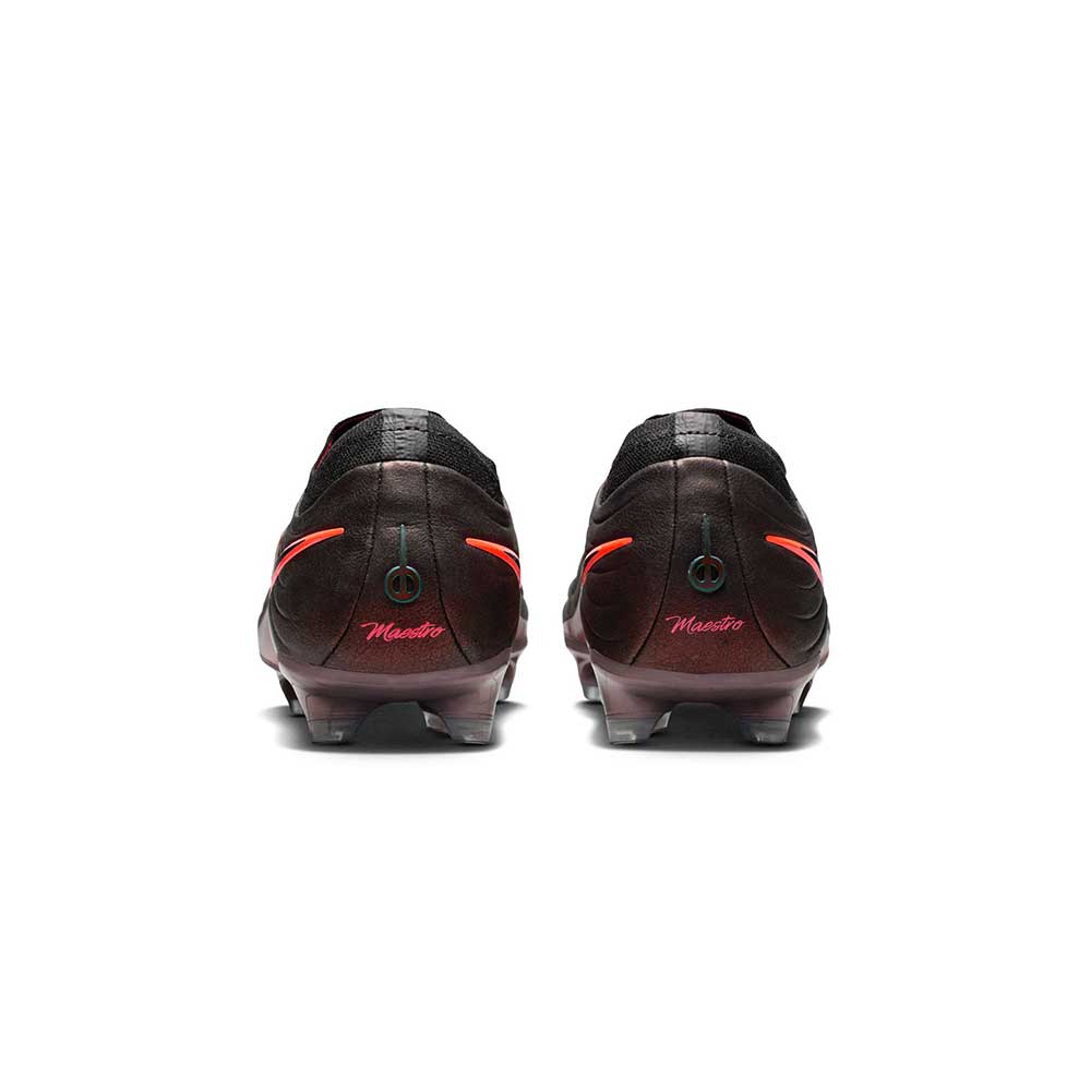 Tiempo Maestro Elite FG LV8 Soccer Cleat - Black/Laser Orange/Hyper Crimson - Regular (D)