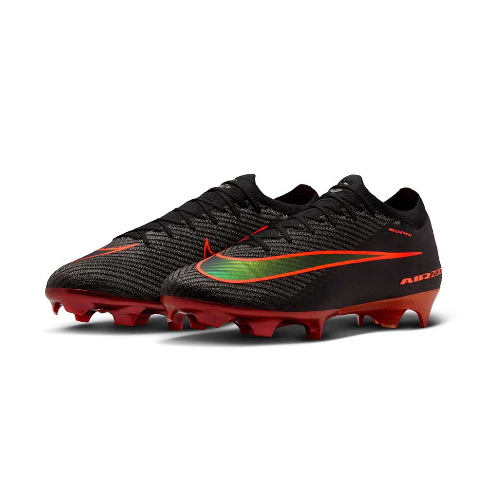 Zoom Vapor 16 Elite FG LV8 Soccer Cleat - Black/Laser Orange - Regular (D)