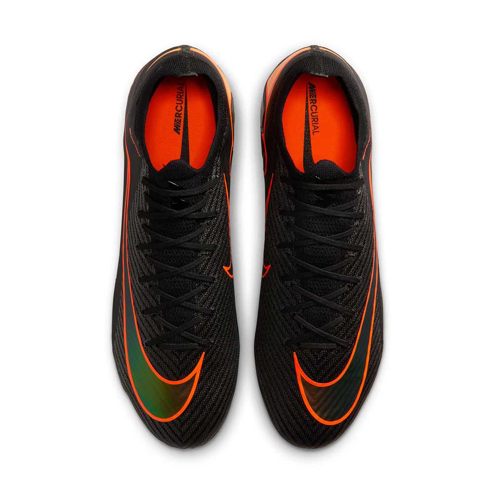 Zoom Vapor 16 Elite FG LV8 Soccer Cleat - Black/Laser Orange - Regular (D)