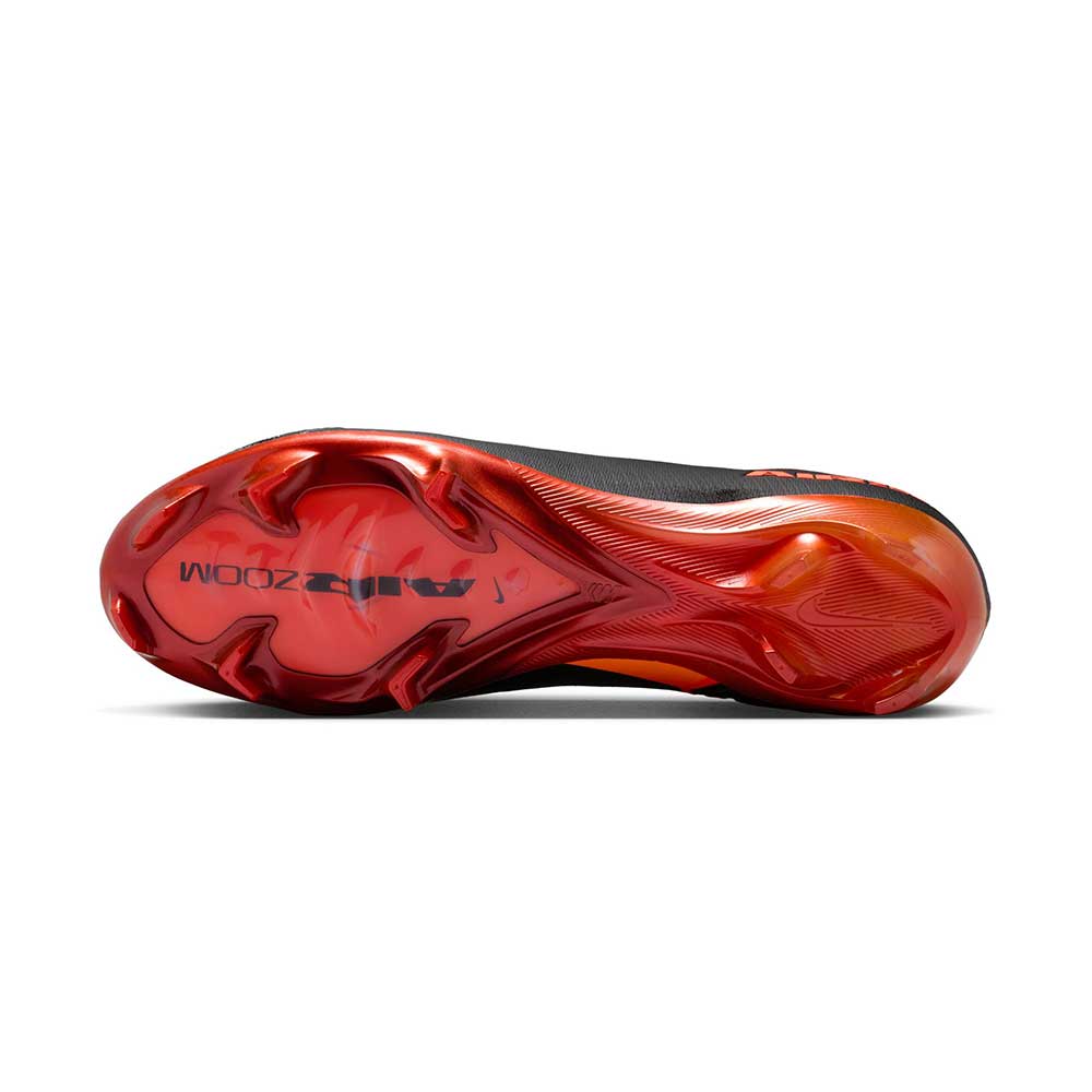 Zoom Vapor 16 Elite FG LV8 Soccer Cleat - Black/Laser Orange - Regular (D)