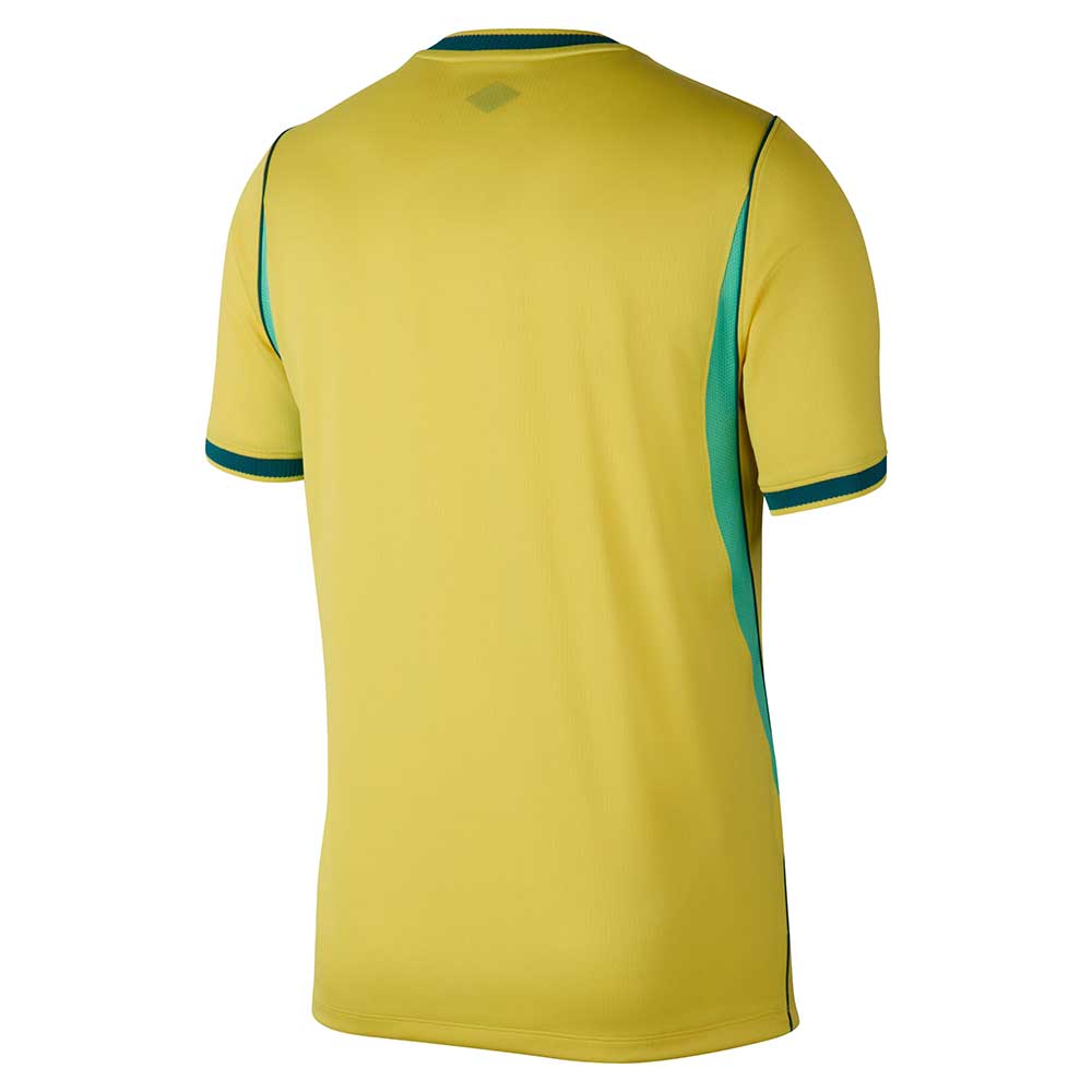Brazil DF Home Stadium Jersey - Canary/Light Menta/Geode Teal