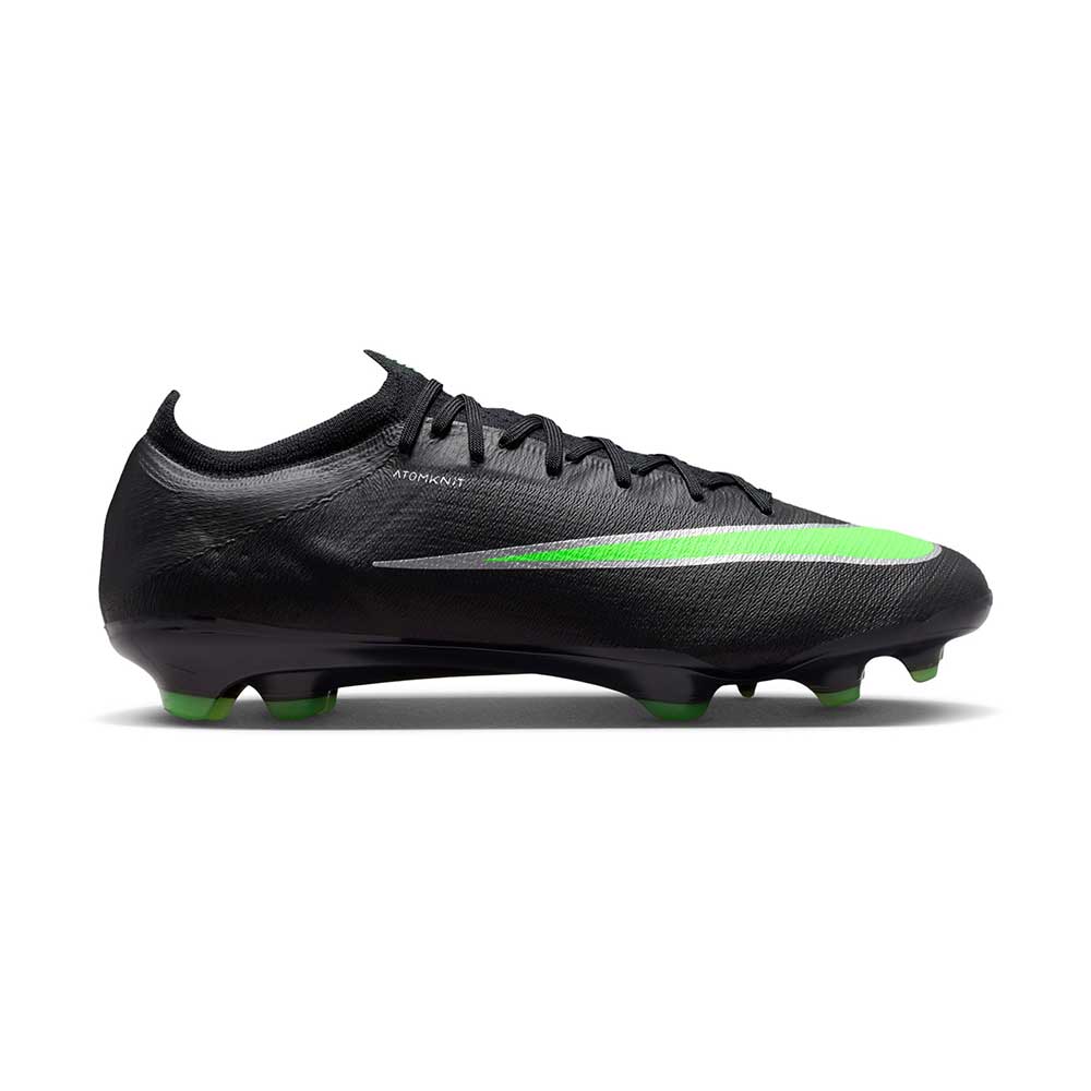 Vapor 17 Elite FG Soccer Cleat - Black/Black/Illusion Green - Regular (D)